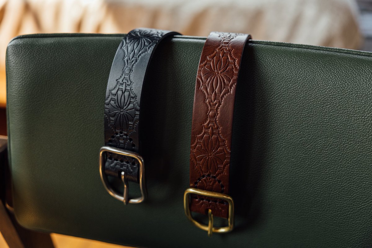 New western-debossed, veg-tanned belts. Proudly made in America since 1999. 

billykirk.com/collections/st…