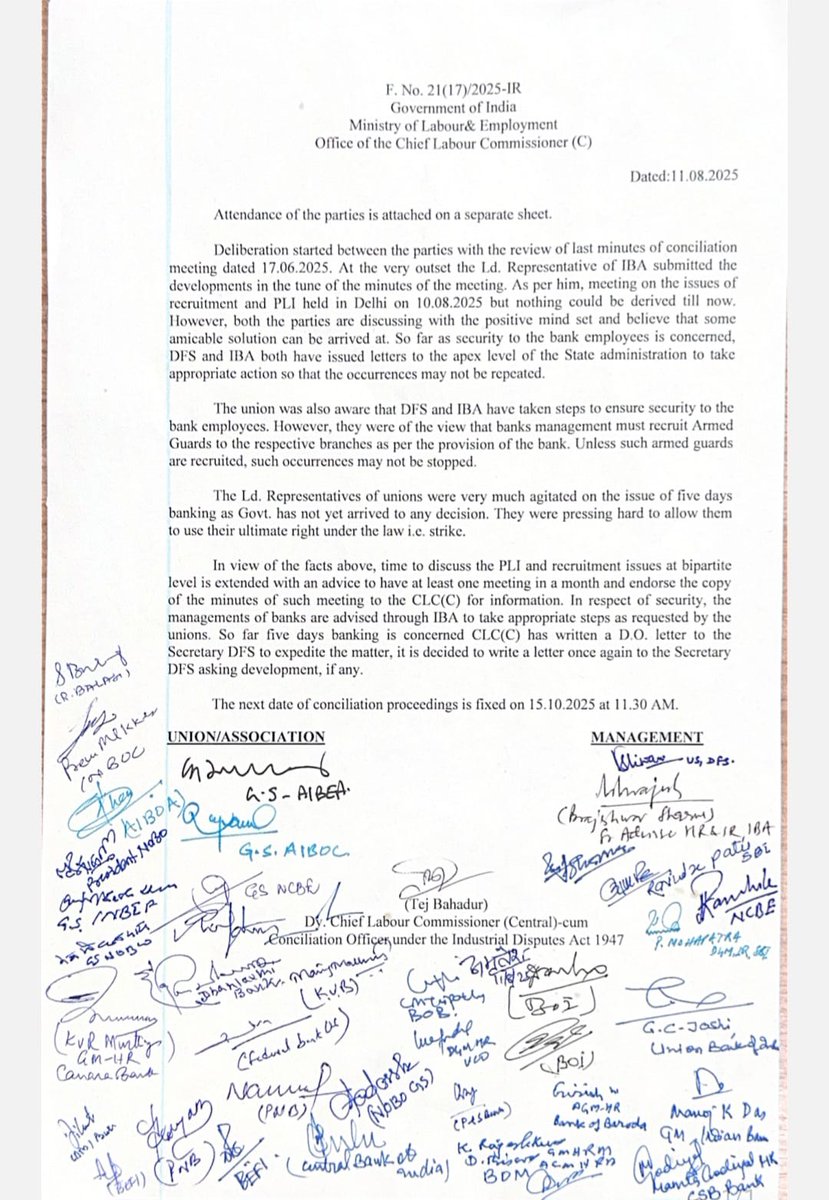 RtiCell15796's tweet photo. Once again this unholy nexus between two illegal and unconstitutional bodies betrayed banking fraternity. We are not going to achieve anything including #5DaysBanking till IBA and UFBU exists. #AbolishIBA https://t.co/6AcbPDYG8r
