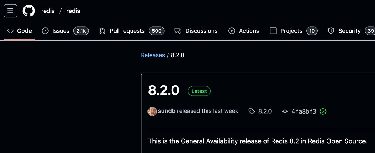 Luca Palmieri (@algo_luca) on Twitter photo New Redis release, but with a twist. It includes our first Rust patches to Redis Query Engine!
In particular, it ships the new TrieMap implementation I wrote with <a href="/hdoordt/">Henk Oordt</a>, as part of <a href="/mainmatter/">Mainmatter</a>'s ongoing collaboration with Redis. New Redis release, but with a twist. It includes our first Rust patches to Redis Query Engine!
In particular, it ships the new TrieMap implementation I wrote with <a href="/hdoordt/">Henk Oordt</a>, as part of <a href="/mainmatter/">Mainmatter</a>'s ongoing collaboration with Redis.