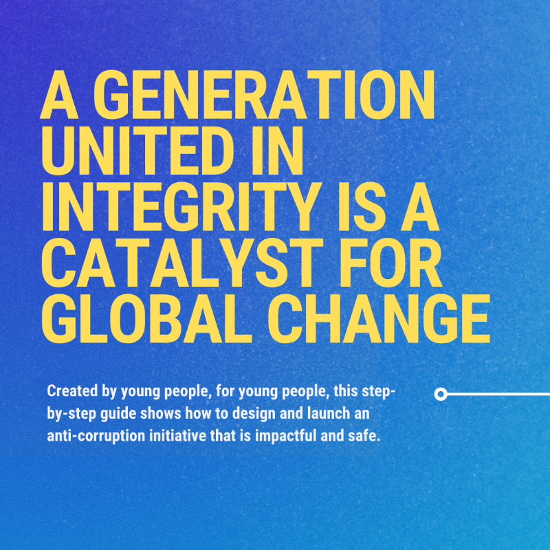 UNODC_FinCrime's tweet photo. This International Youth Day, we celebrate young people shaping peace by strengthening integrity where it starts - our communities.

Let's stand #UnitedAgainstCorruption and let #YouthLeadPeace