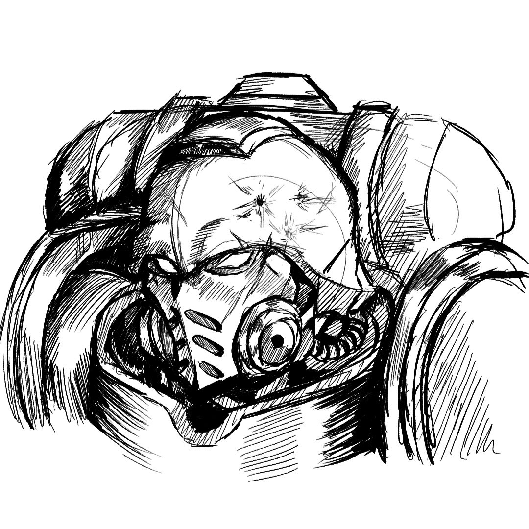 HanselArtCrumbs's tweet photo. Space marine sketch I did
#warhammer40k https://t.co/P9tGuHFYPY