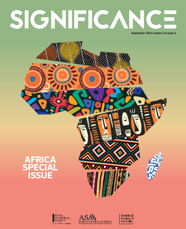 The September 2025 edition of Significance is out now and it's an Africa special issue. 

Find out more at ow.ly/Tgcu50WCKLm or start reading at ow.ly/sbRL50WCKLn 

#statistics #data <a href="/OxfordJournals/">Oxford Journals</a>