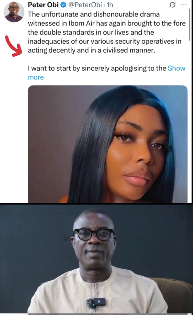 renoomokri's tweet image. Peter, must you politicise everything? Insinuating that King Wasiu Ayinde Marshall, AKA K1 De Ultimate, "visibly held a plane from taking off and put hundreds of lives at risk is still at large" is a blatant lie!

K1 De Ultimate's actions were wrong, and he apologised for them.…