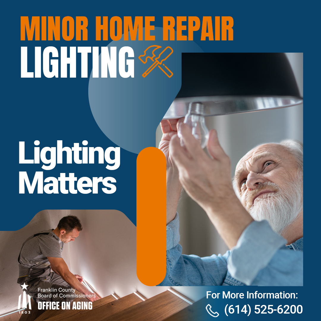 Lighting matters—especially for seniors aging in place.  

As we age, our eyes need more light. Make sure key areas like hallways, stairs, and entrances are well lit to prevent falls.  

Like and follow for more home safety tips!