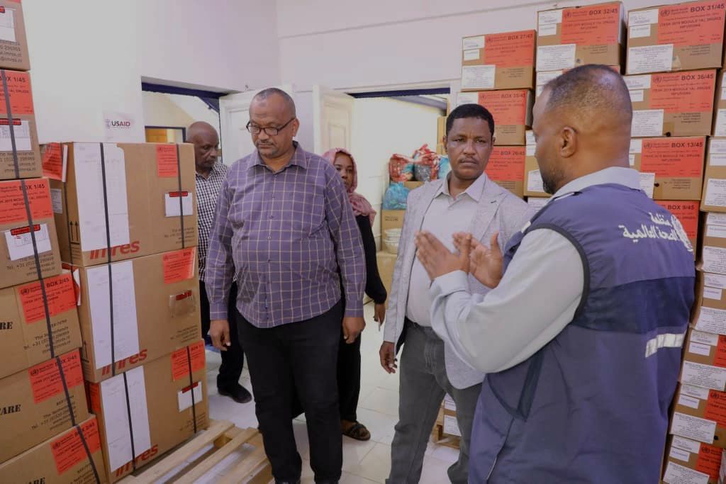 whosudan's tweet image. The supplies will assist delivery of health services to the residents &amp;amp; displaced communities in #Kassala, including mental health services to about 120K individuals &amp;amp; lifesaving inpatient treatment to over 2600 under-5 children with complicated severe acute malnutrition. 
#Sudan
