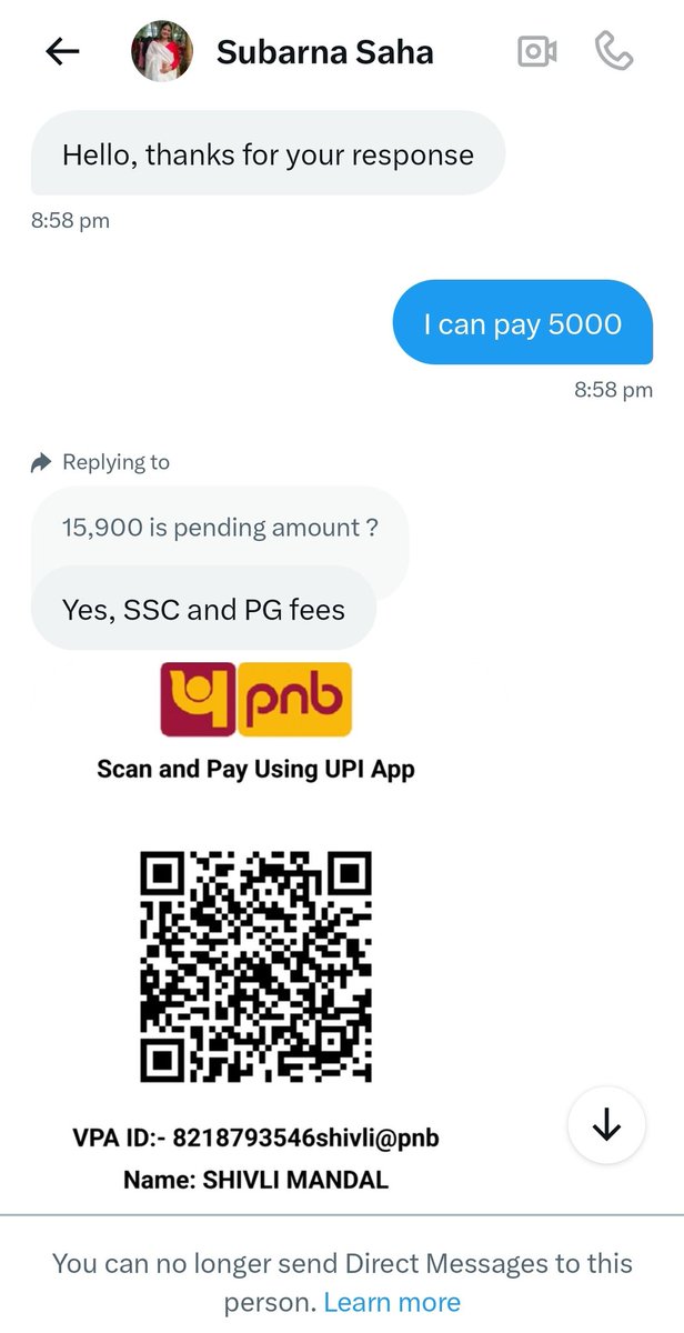 FRAUD ALERT 🚨

<a href="/SubbuSaha_/">Subarna Saha</a> and <a href="/SaloniDhamijaa/">Saloni Dhamijaa Anu</a> have been circulating duplicate/forged acknowledgement slips, copying formats from other institutes &amp; changing details to run scams. This pattern dates back to COVID times. Alternate Suspended handles: <a href="/GovindPyari/">Srijan Sharma</a> <a href="/speechlesskids/">Divyanshi Singh Rathore (Speech For Speechless 🐾)</a>