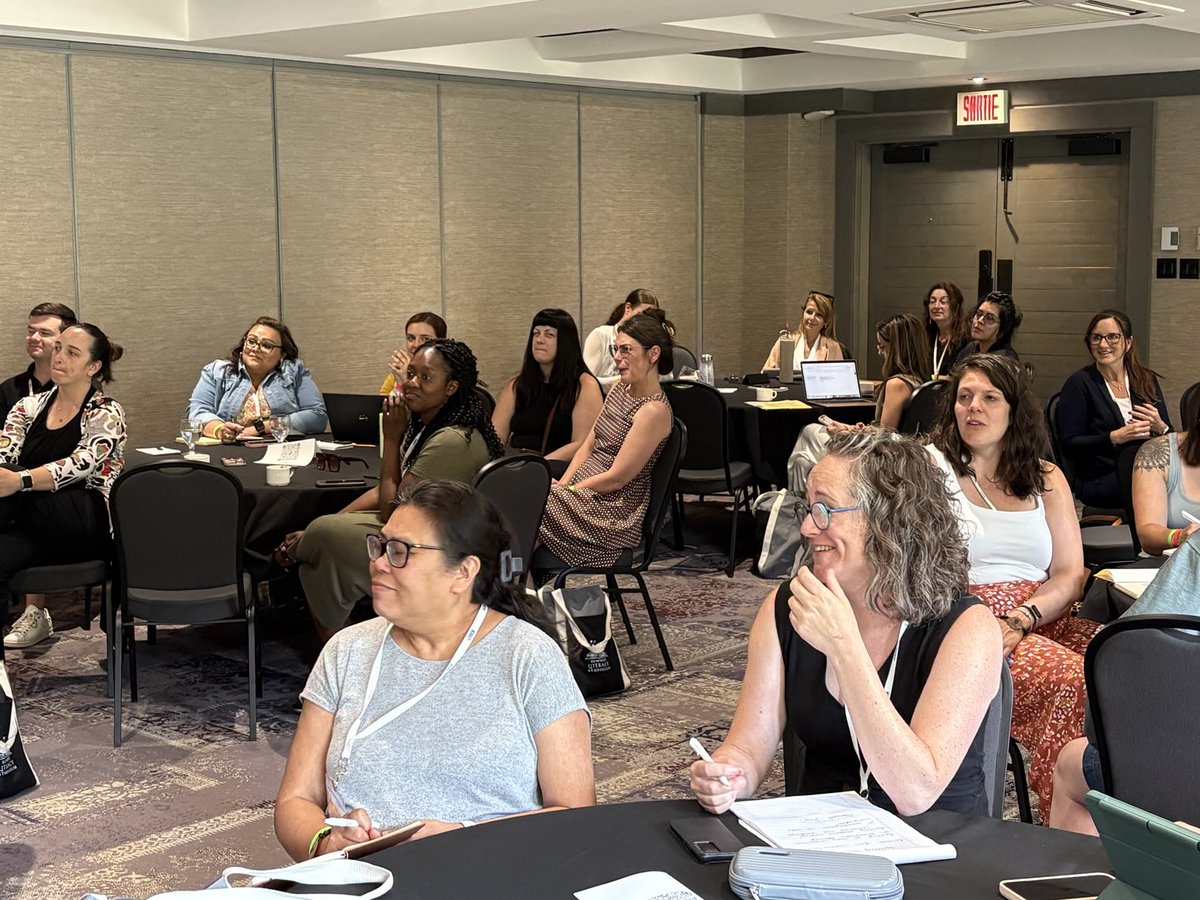 Lisa Sansom presents a workshop entitled Spelling Matters at the Summer Literacy Symposium. Cycle One teachers are attentive and engaged.