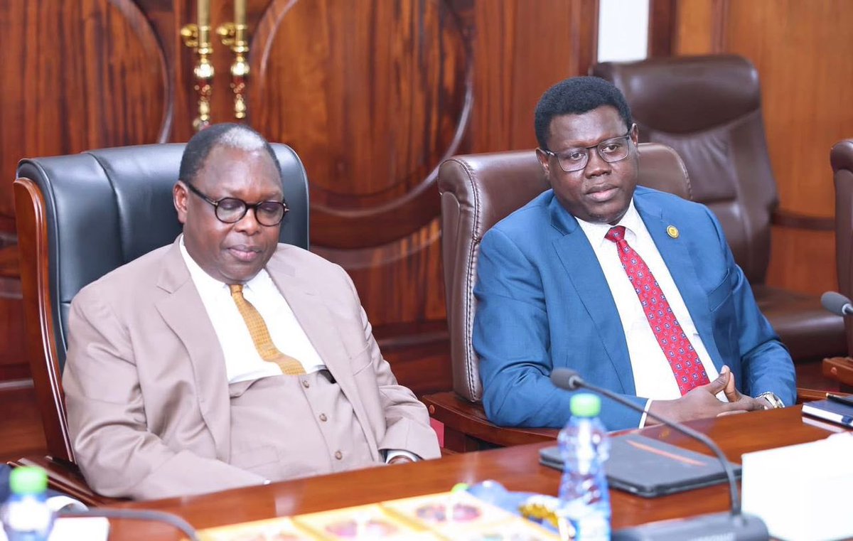 Field Visit to the Republic of #SouthSudan: The #PSC paid a courtesy call on H.E. Salva Kiir Mayardit, President 🇸🇸 and engaged on the ongoing implementation of the Revitalised Peace Agreement and elections planned for Dec 2026 to end the transition period.1/2