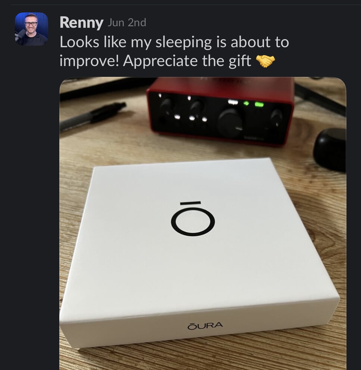 We pay you to sleep more.

Movimentum is probably the only Web3 company with KPIs on sleep for its team members.

Last week I was called a tOxIc!1! founder but for 2+ months we’ve been gifting Oura Rings to track and improve the quality of sleep.

Even if that means working less.