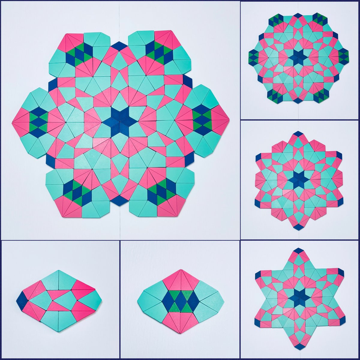 Pattern block play with octagons!  #21CenturyPB