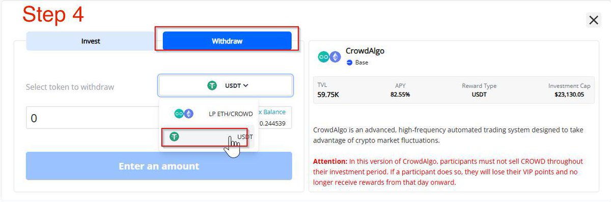 CrowdSwap_App's tweet image. The Next Profit Share Is Out ✅

Another week, another round of profits! 💰 

For those who are new, here’s how to claim your profits:

1️⃣ Go to app.crowdswap.org
2️⃣ Click on the “Portfolio” section and open the “Your Invests” tab (make sure your wallet is connected) 
3️⃣ On…