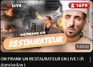 Wahib (@wahibastos) on Twitter photo youtube.com/watch?v=P5Jxpw…
LA FAMILLE ! 
Le prank au restaurant est disponible gratuitement sur ma chaine youtube, je compte sur vous pour la force : On like, on s'abonne on commente
Merci d'avance les frères et on continuera à vous régaler youtube.com/watch?v=P5Jxpw…
LA FAMILLE ! 
Le prank au restaurant est disponible gratuitement sur ma chaine youtube, je compte sur vous pour la force : On like, on s'abonne on commente
Merci d'avance les frères et on continuera à vous régaler