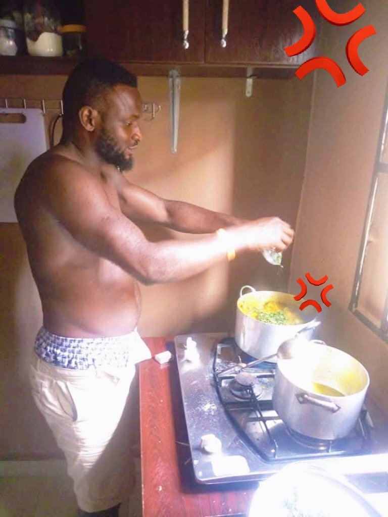 Irenekwere's tweet photo. Day 7💢
8.11 task - cook with tabi challenge 💢

Ever heard of afang soup?  
One of ibom's finest. 
The shirt off is intentional. 💢
#cookwithtabi
#tabikitchen
#web3eats

@Momoa_crypto @Lfuckjpg @Tabizens https://t.co/uEQSlzgbkf