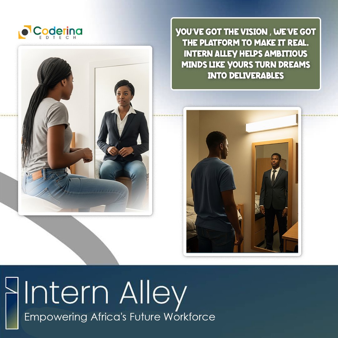 Intern_Alley's tweet image. "Internships aren’t the end goal — they’re the training ground for greatness. 🌟
#InternAlley #CoderinaEdTech #Internships