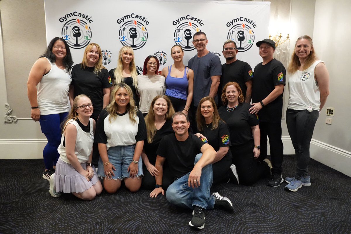 Another fun and successful GymCastic live show is in the books! Thanks so much to our volunteers for making my job so easy, to Morgan &amp; Alyona for being hilarious &amp; Jessica and Coop for letting me be part of the team. Someone photoshop Cory in, idk where he was when we took this