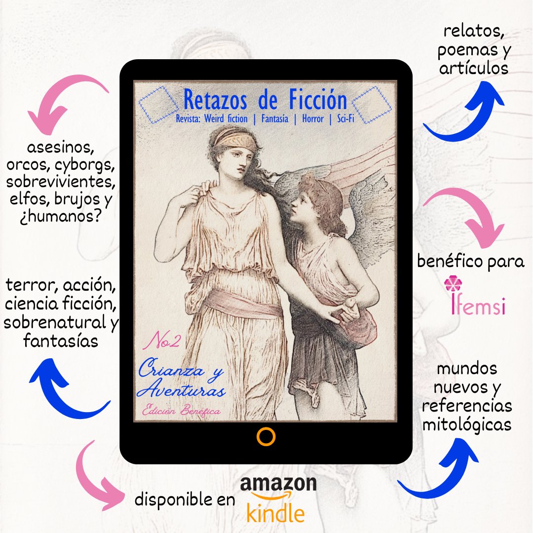El No.2 de nuestra #revistaliteraria ahora está en: 
amazon.es/dp/B0FL56KMJN

<a href="/SangreTano/">Lucas | ‎⊗ ᱬ La Cabaña de Sangre ᱬ ‎⊗</a> @Alex_VAE <a href="/IgorRodtem/">Igor Rodtem</a> @helenryme <a href="/_RebecaAlvarez/">Rebeca Álvarez</a> <a href="/yolanda58209721/">Yolanda Fernández Benito</a> <a href="/Coatlzulises/">Ulysses Luján</a> <a href="/plumadeicaro/">Pluma de Ícaro🐦</a>

#antologiabenefica #fantasia #CienciaFiccion #sobrenatural #borges