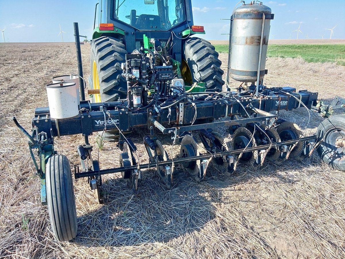 We’re proud to support applied research efforts that help move agriculture forward! Photo shared by Lucas Haag, Associate Professor and Extension Agronomist at Kansas State University, show SurePoint control systems in use for dryland sorghum nitrogen trials across Kansas.