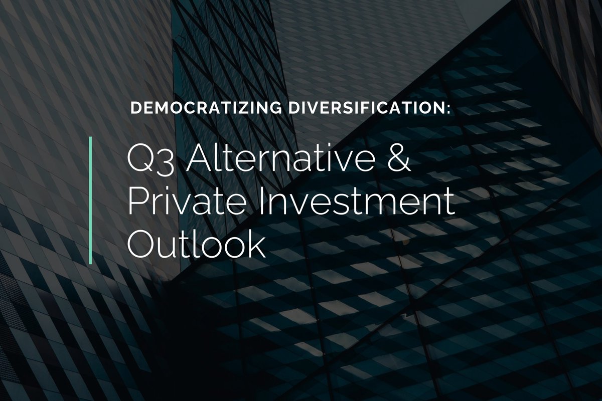 The “democratization” of alternatives and private investments is gaining momentum.

Certuity CIO Scott Welch explains why muted public equity return expectations could make these strategies more compelling and where we see opportunity.

certuity.com/research/q3-al…