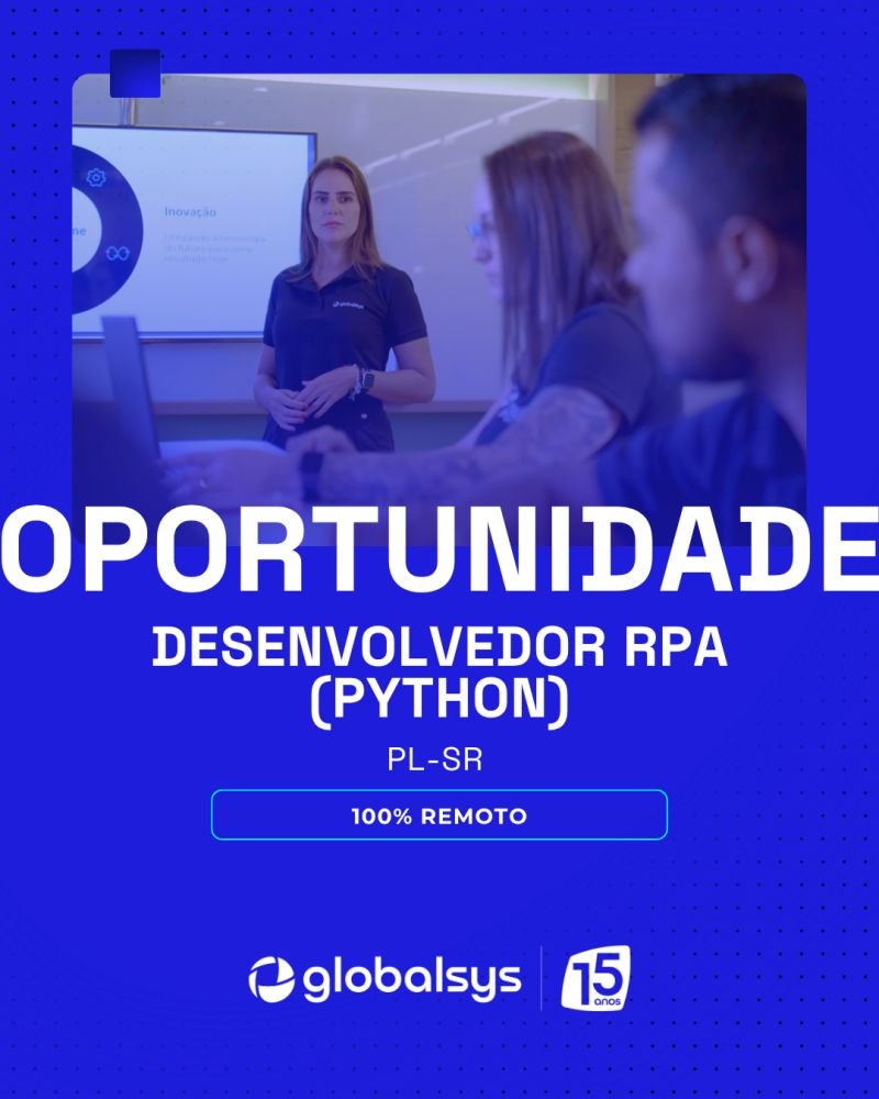 vansamp1's tweet photo. VAGA RPA -PYTHON REMOTO https://t.co/J9LDogJiAe