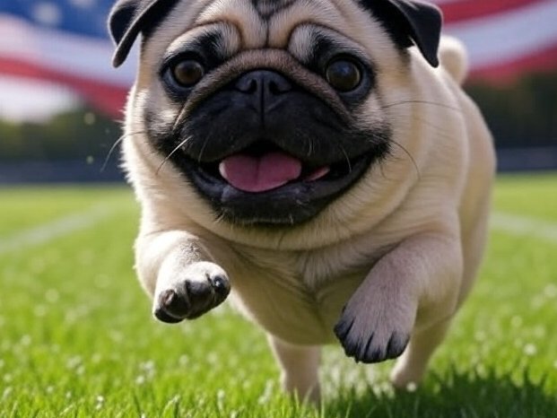 Hope_7Skye's tweet image. When your pug hears 'pizza' and suddenly becomes an Olympic sprinter 🐶🍕 #PugPriorities #PizzaRun