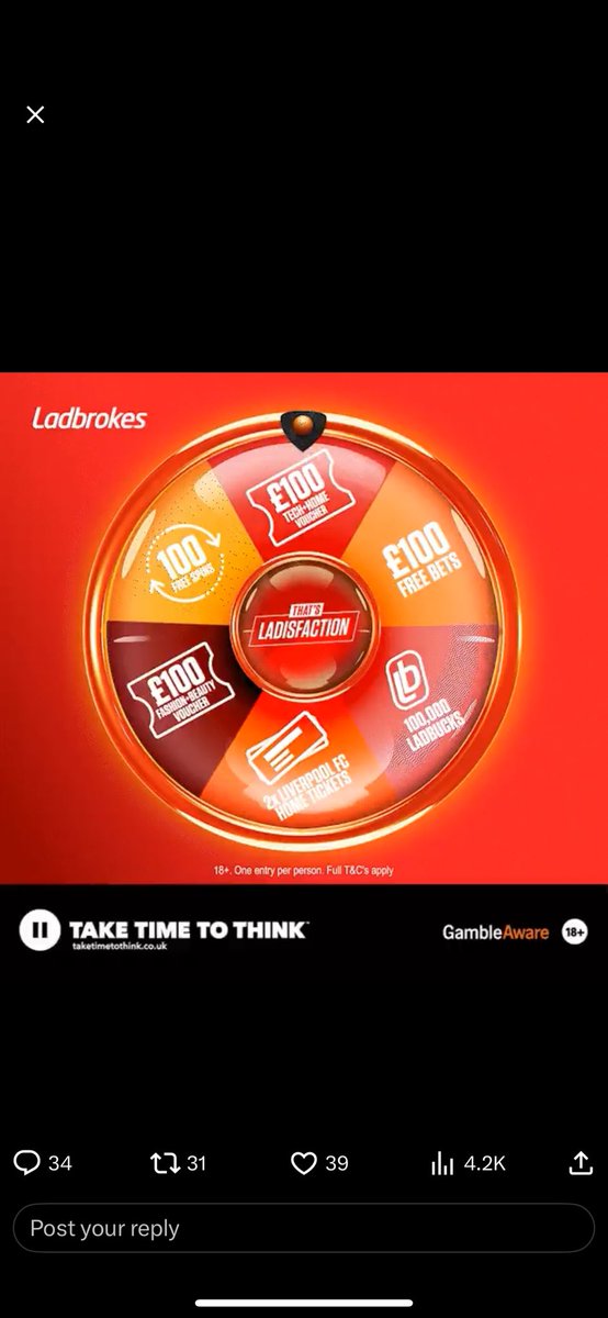 jiner1980's tweet photo. @Ladbrokes https://t.co/pHobzV4YC0