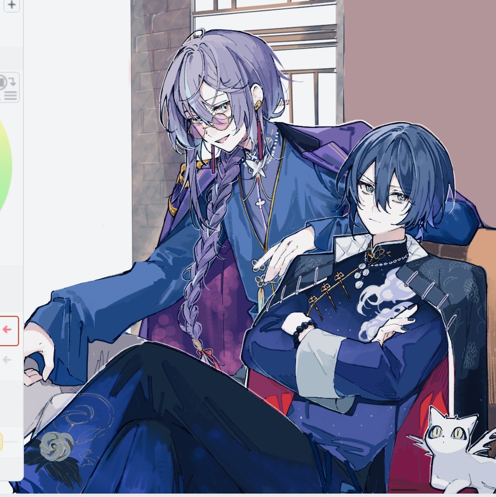mbrssm's tweet photo. 絵チャで半分寝ぼけながら描いてた https://t.co/v0tFYzGznv