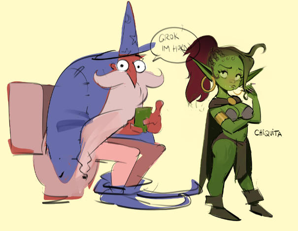 Man, i'm stuck in a art rut rn. This is the only thing i could draw today. 😭