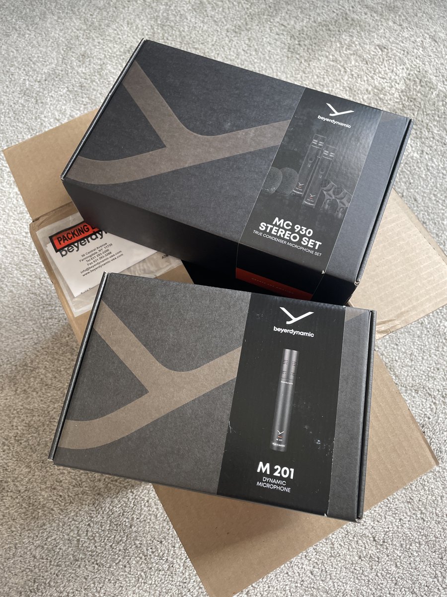 Oooo baby <a href="/beyerdynamic/">beyerdynamic</a> sent over some goodies to review 🥲🤤🙏 What do you want to hear these on?!?