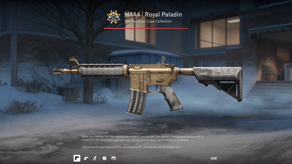 🎁 M4A4 | Royal Paladin FT ($11)

✅ Follow Me &amp; <a href="/Vancho666_Gamba/">CODE: 666</a> 
✅ Retweet
✅ Retweet Quoted Tweet

⏰ Rolling In 7 Days!