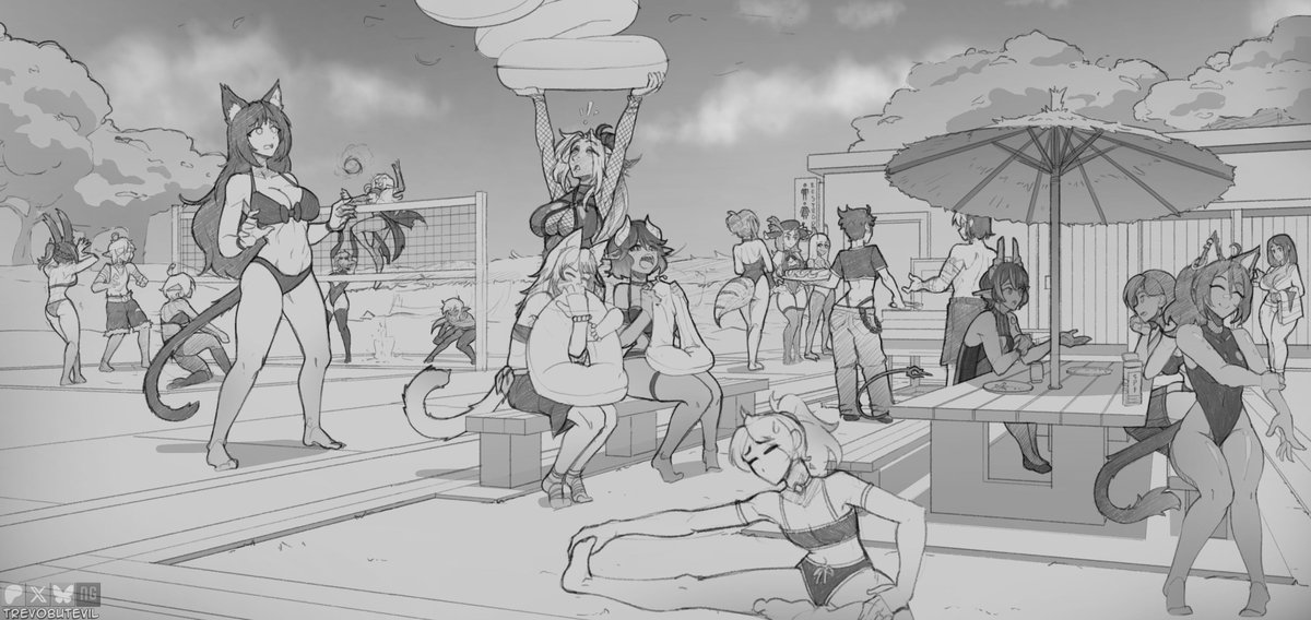 TrevoButEvil's tweet photo. Beach Day Bonus Page!

I felt bad for missing so many, but I really cant do any more now I need to get back to animating XD https://t.co/5Rd4cBeIhp