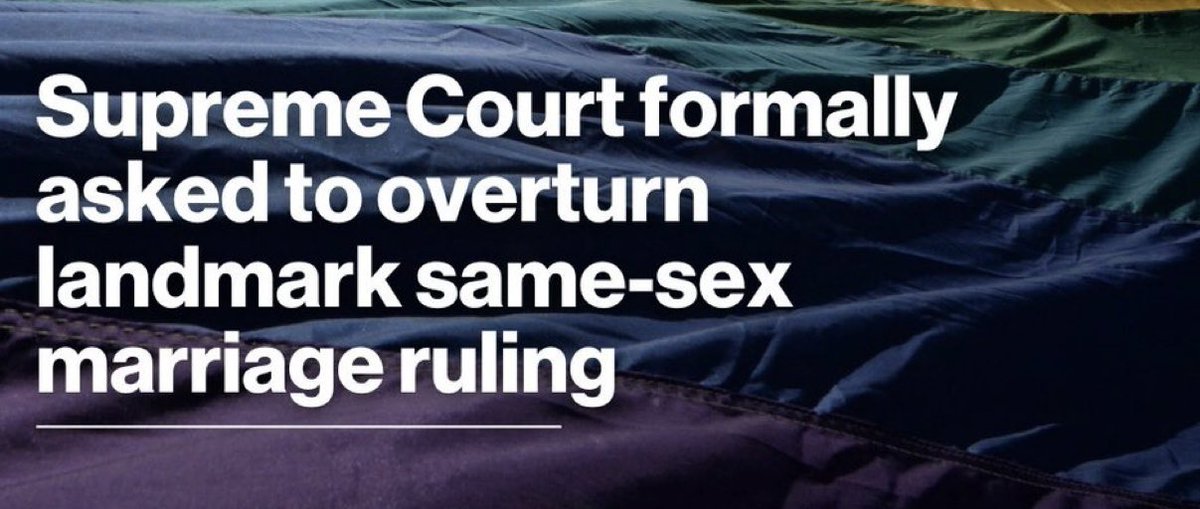 Today, the Supreme Court was asked to overturn Obergefell. We need a legislator in Henrico who will be willing to protect our #lgbt friends and neighbors. Someone who will protect their rights to marry the person they love. We need to elect <a href="/MayforVA/">May Nivar</a>.