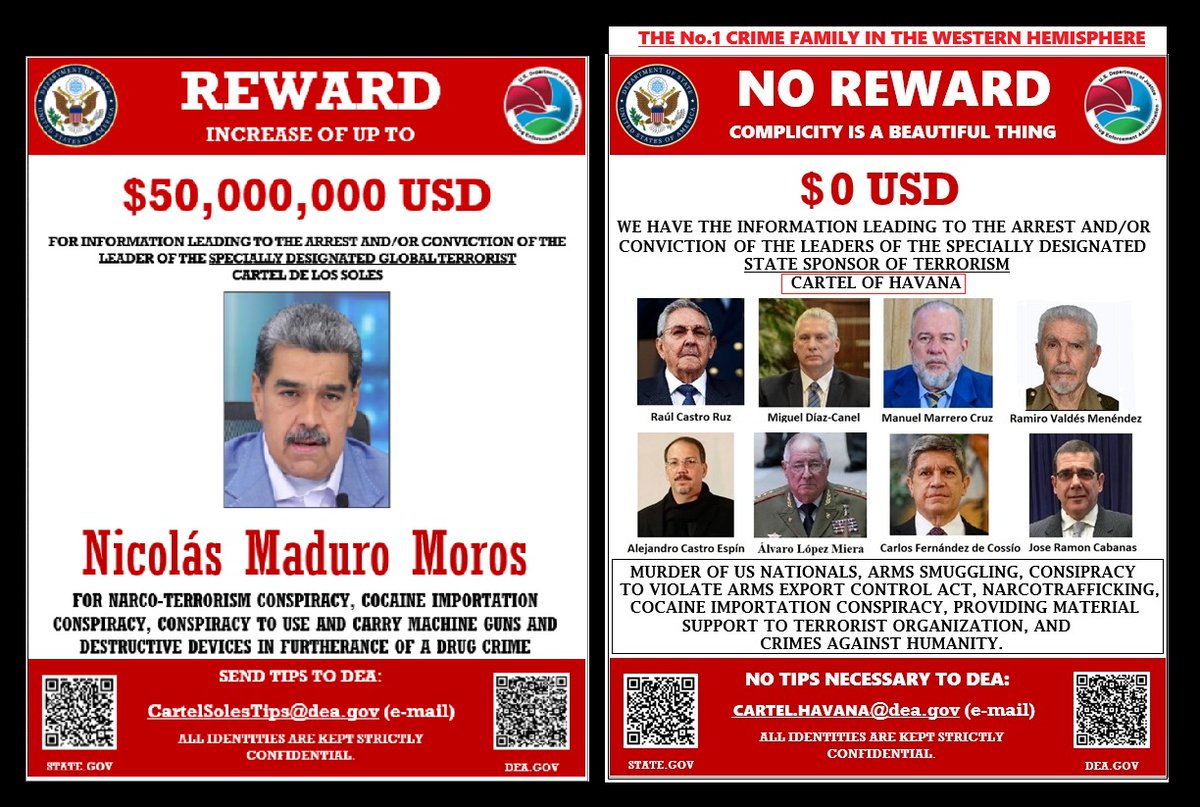 "Indeed", and you haven't done shit to place bounties on their heads.