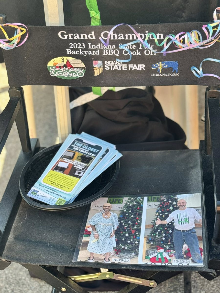 Ernie, a liver recipient, loves sharing his hobby at the Indiana State Fair. 

This past weekend, he put his skills to the test again! He came home with the title of 4th place overall at the State Fair BBQ competition!