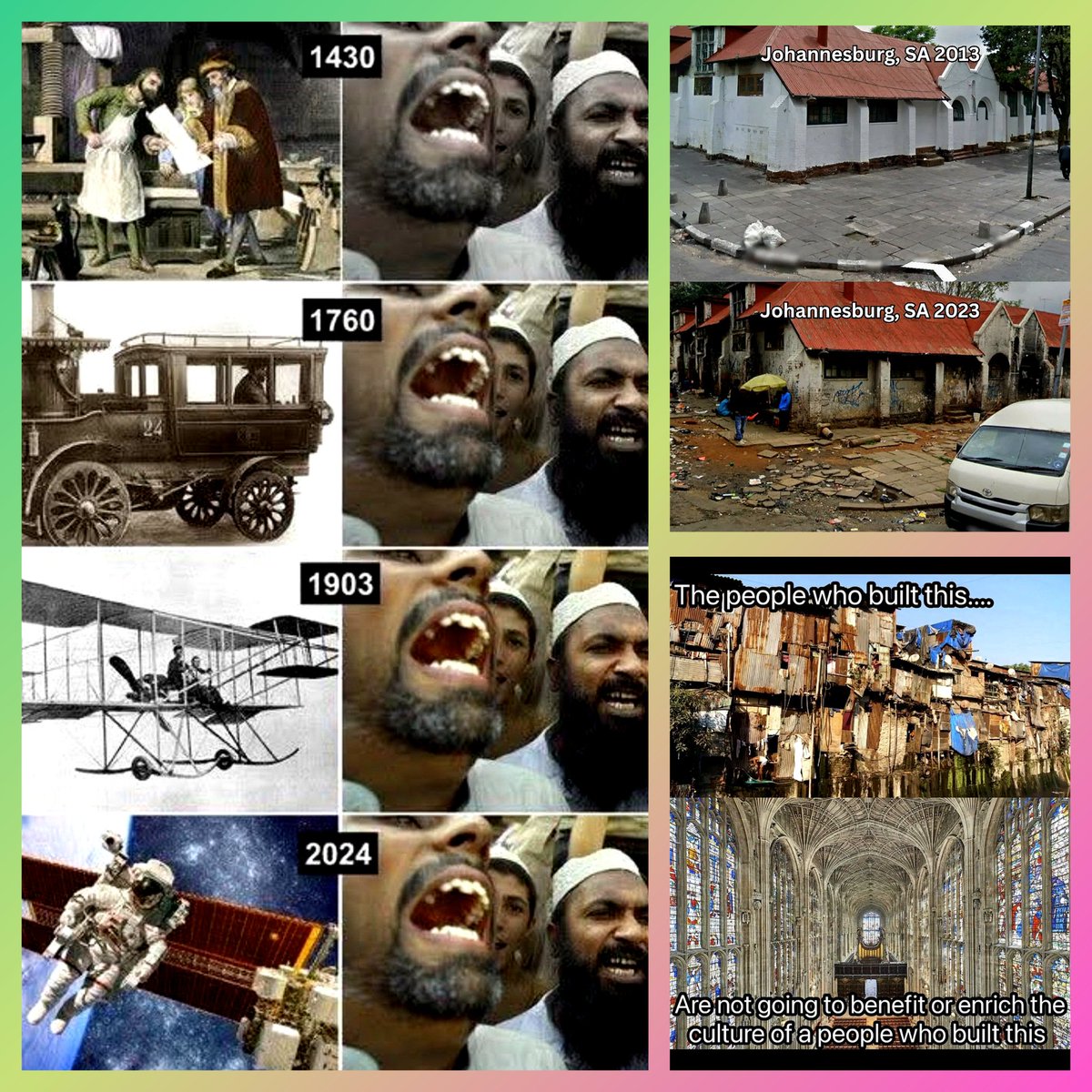 sborzu's tweet image. Non è razzismo.
Non è neppure frutto delle predazioni colonialiste.
Evidentemente è solo natura.
E chi ha spinto per le ondate migratorie di massa, lo ha sempre saputo.
#hybridwork #HybridAlgorithm #confusion #kalergi