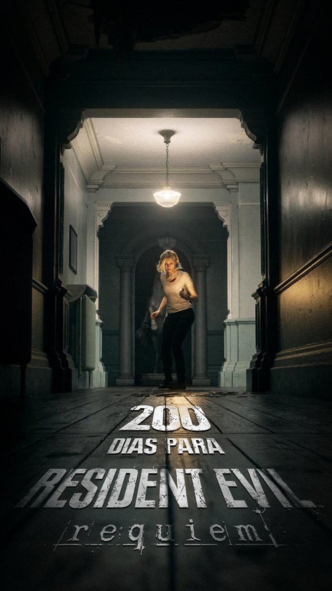 ⏳ Faltam apenas 200 dias para o lançamento de Resident Evil Requiem! 🧟‍♀️