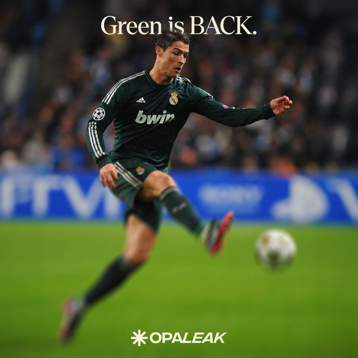 🚨 EXCLUSIVE | Real Madrid 26/27 Away Kit

💚 Green is BACK 💚

Expected to feature a pattern inspired by the crest, completed with the Trefoil logo. 💫