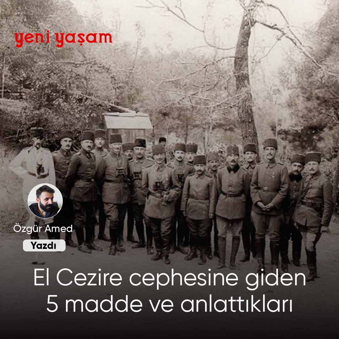 📌 El Cezire cephesine giden 5 madde ve anlattıkları

▪️ 1919-1923 dönemi Kürtlerin ‘yazılı’ zeminde tanınırlığı açısından en fazla “hikâyenin” döndüğü, Kürtlerin ve Kürdistan’ın kendi olarak anlam çerçevesine yerleştiği dönemler oluyor

🖊️ Özgür Amed

yeniyasamgazetesi9.com/el-cezire-ceph…