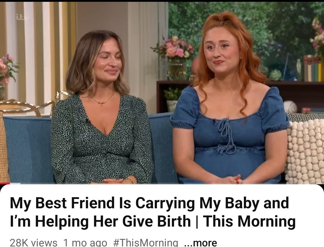 <a href="/CGCEE_VIII/">Consejo General Ciudadanía Española en el Exterior</a> Un ejemplo de maternidad subrogada en el Reino Unido: dos amigas que se ayudan mutuamente.
Si fueran españolas, la comadrona perdería su trabajo y se enfrentaría a una posible pena de hasta 5 años de cárcel. 🇪🇸⚖️🇬🇧
#MaternidadSubrogada #DerechosMujer
#MRKH
youtu.be/we9D7Tkv_9Y?si…