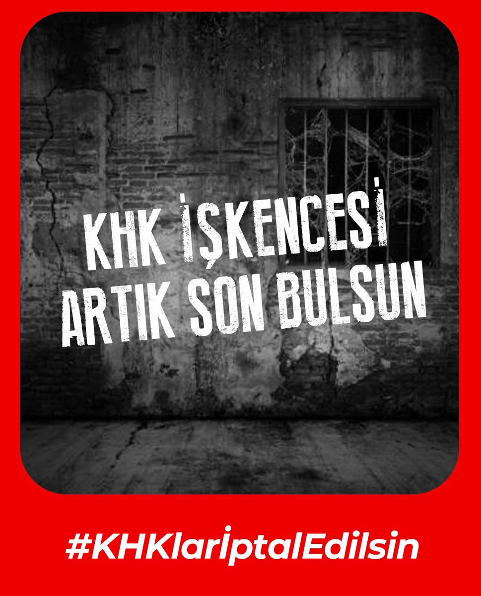 Toplumsal barış ancak tüm adaletsizliklerin çözümü ile mümkün olur.

KHK adaletsizliği bu ülkede çözüm bekleyen önemli sorunlardan biridir.

KHK’lılar ne lütuf, ne de ayrıcalık istiyor .

KHKlılar adalet istiyor.

Adalet ve toplumsal barış için, #KHKlarİptalEdilsin !