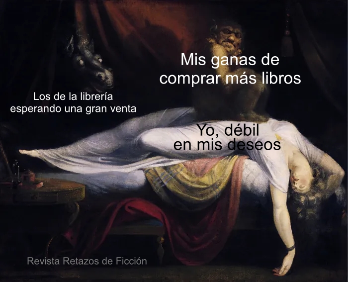 La terrible dicotomía de hacerle caso a la adicción de comprar libros o leer los que ya tenemos.

#humorlector #libros