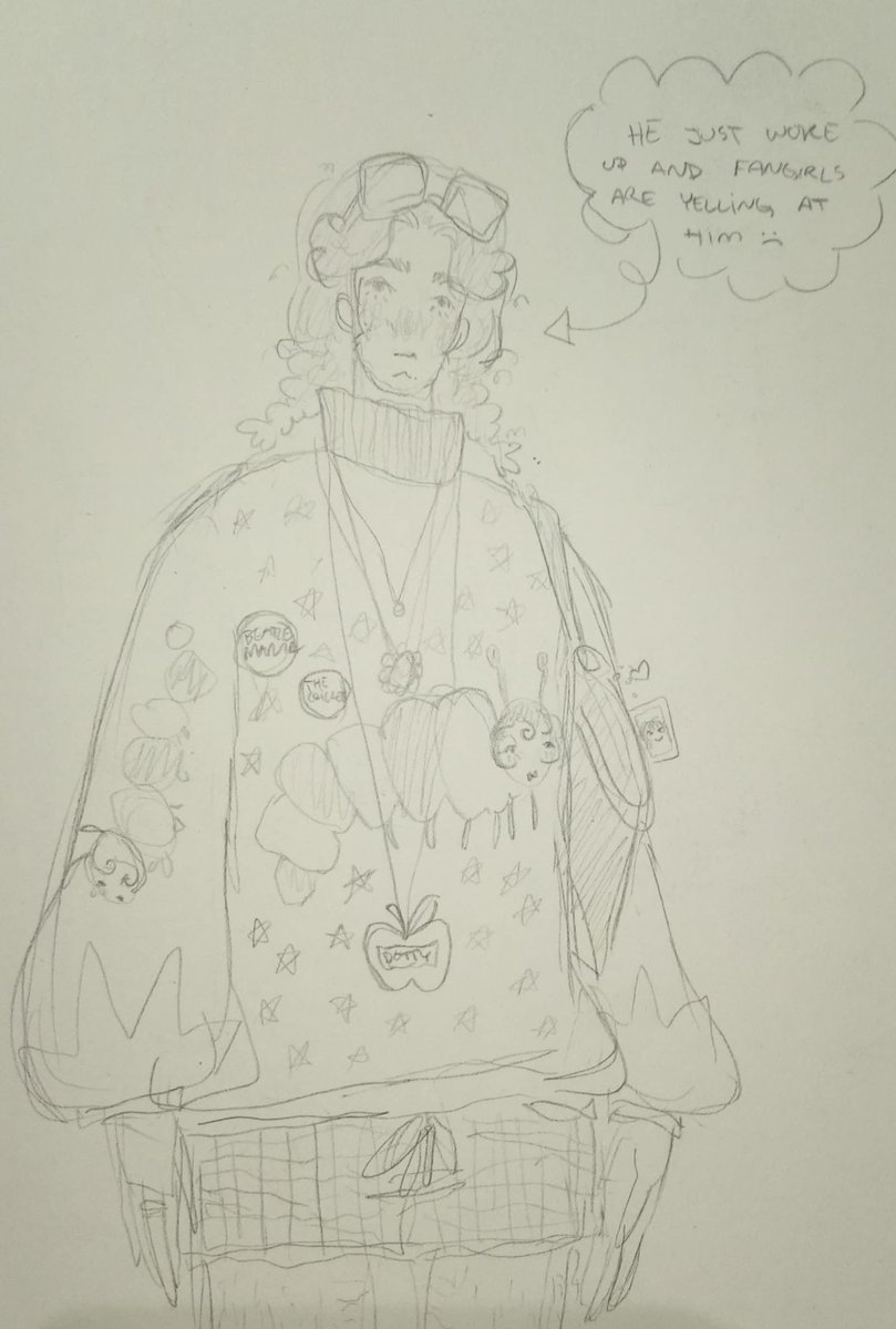 <a href="/Yuut_oc/">Yuut</a> OKAY SO DOTTY. DOTTY DOTTY DOTTY,,, sigh... how do i start.....he's just wonderful....he's a silly guy and has a band called the caterpillars, theyre very silly ^_^ hes their drummer and lowkey doesnt have any rights bc the lead singer dont want him to get attention 💝