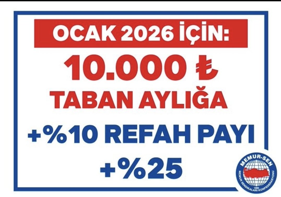 Ya Maaşları Yükseltin Ya da Piyasayı Düzeltin 
#MemurTeklifBekliyor