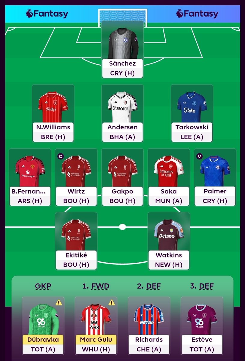 38FPL's tweet photo. @PlanetFPLPod No Salah.
BB2
FH4
WC13
TC14 https://t.co/2wWtIrLId4