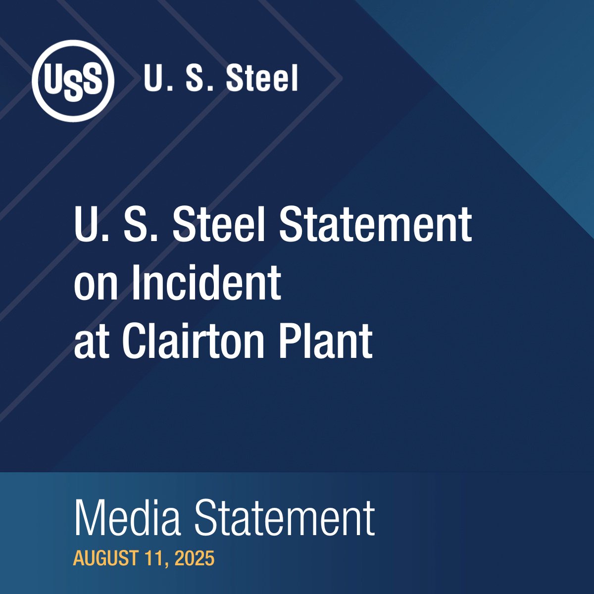 Around 11 a.m. ET on Monday, August 11, an incident occurred at U. S. Steel’s Clairton Plant, specifically at coke oven batteries 13 and 14. Emergency teams were immediately dispatched to the scene. 1/4