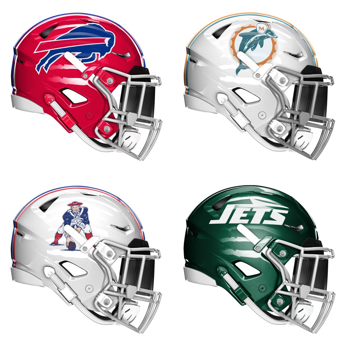 FB_Helmet_Guy (@fb_helmet_guy) on Twitter photo "Best 2025 NFL Helmet" tournament. AFC East top four. Who you got?
- helmets by <a href="/VTHSfootball25/">VTHSFootball25</a> "Best 2025 NFL Helmet" tournament. AFC East top four. Who you got?
- helmets by <a href="/VTHSfootball25/">VTHSFootball25</a>
