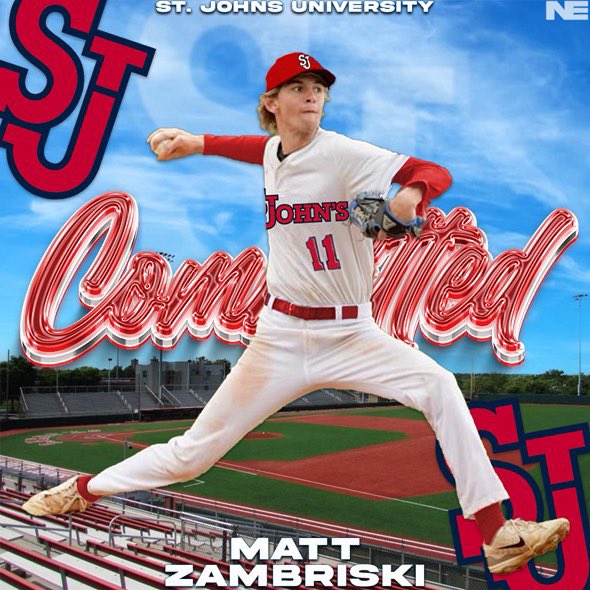 Axcess Baseball LI (@axcessbaseball) on Twitter photo RHP Matt Zambriski (Riverhead 2027) commits to St. John’s University <a href="/ec_lumberjacks/">East Coast Lumberjacks</a>
He went 4-1 with a 1.33 ERA and 77 Ks over 47.1 IP as a sophomore RHP Matt Zambriski (Riverhead 2027) commits to St. John’s University <a href="/ec_lumberjacks/">East Coast Lumberjacks</a>
He went 4-1 with a 1.33 ERA and 77 Ks over 47.1 IP as a sophomore