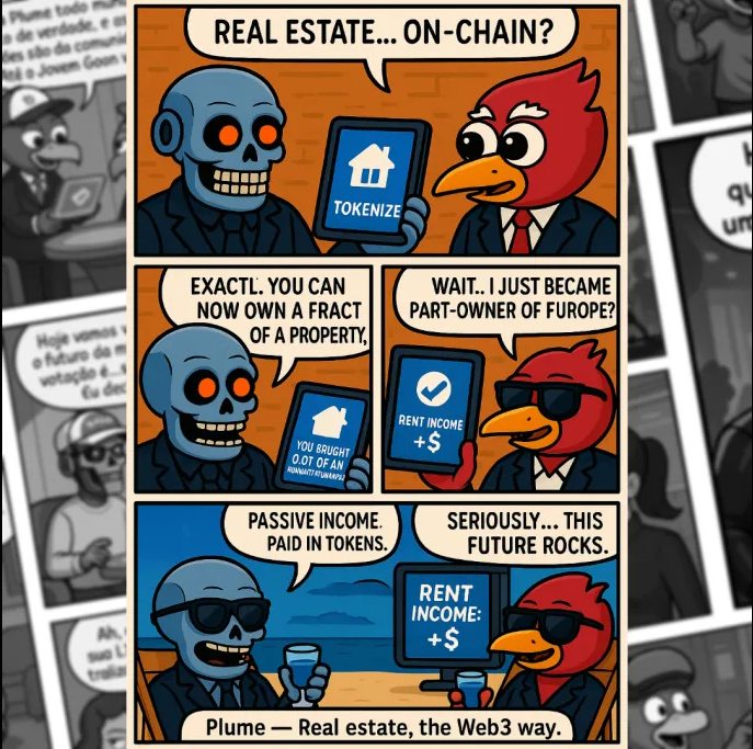 BOBZERAH (@bobzerah2) on Twitter photo With <a href="/plumenetwork/">Plume - RWAfi Chain</a> , you can now own a fraction of real estate anywhere in the world all on-chain.
Earn passive income in tokens, enjoy instant transfers, and have full proof of ownership in your Web3 wallet.
Plume’s modular Layer 1 blockchain is built for real-world assets, With <a href="/plumenetwork/">Plume - RWAfi Chain</a> , you can now own a fraction of real estate anywhere in the world all on-chain.
Earn passive income in tokens, enjoy instant transfers, and have full proof of ownership in your Web3 wallet.
Plume’s modular Layer 1 blockchain is built for real-world assets,