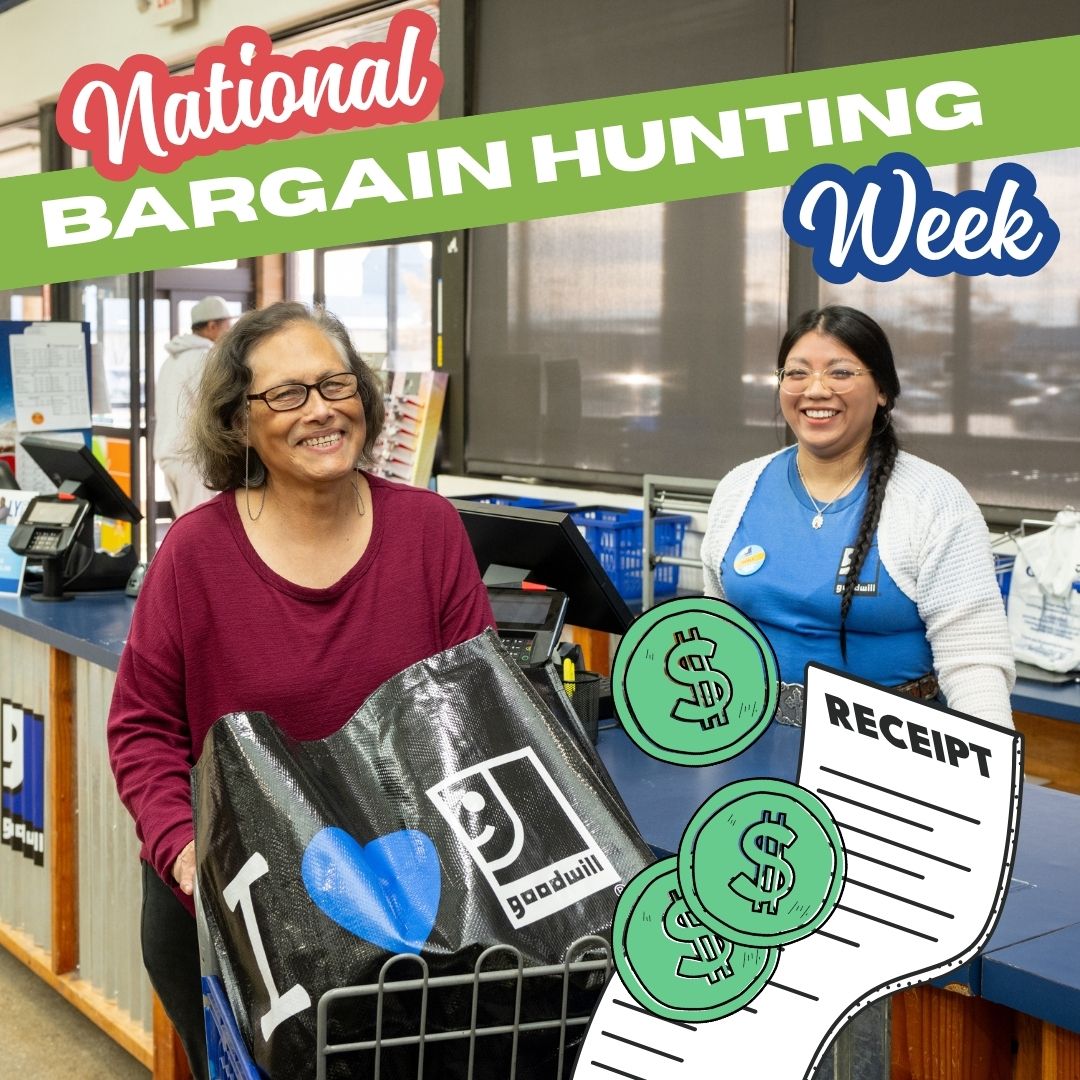 MarionGoodwill's tweet photo. 🛍 It’s Bargain Hunting Week!
And what better place to score amazing finds than Goodwill? From fashion and home décor to books, games, and more—you never know what treasures you’ll uncover.
✨ Shop smart. Save big. Support your community.
#BargainHuntingWeek #ThriftFinds https://t.co/O6dCxfuaNx