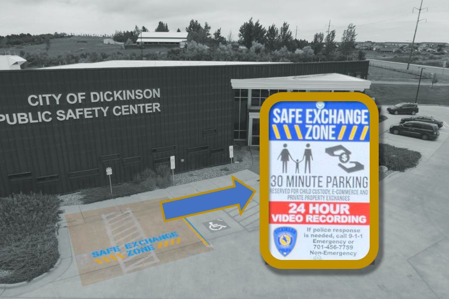 🚨 Hey Dickinson community! Ever felt a little sketched out meeting up for that online marketplace deal or swapping custody with the kiddos? Say hello to our brand-new Safe Exchange Zone! 🌟