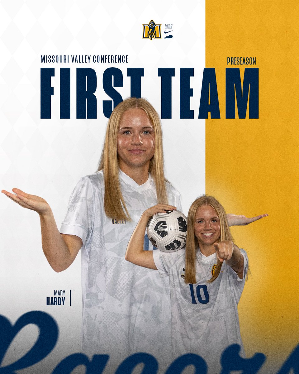 𝗘𝗹𝗶𝘁𝗲.

<a href="/_maryhardy/">Mary Hardy</a> earns a Preseason All-MVC First Team honor. 

#GoRacers🏇